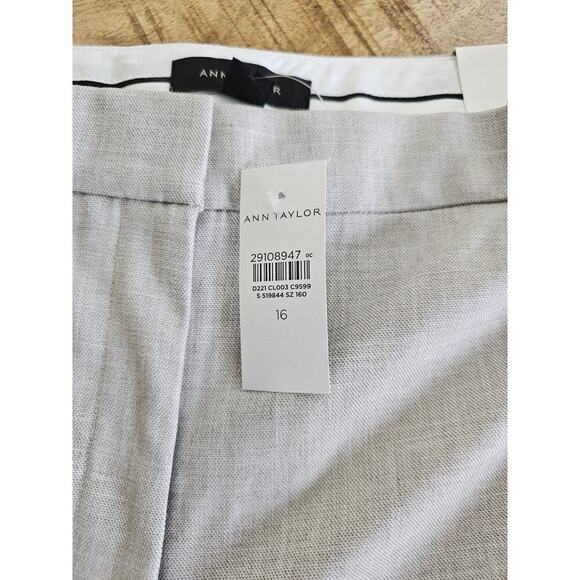 Ann Taylor Mid Rise The Ankle Trouser Pants Women's Size 16 NWT - Picture 7 of 9